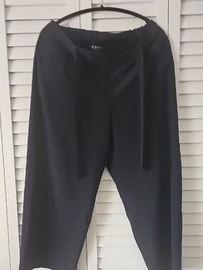 SOHO Navy Wide-Leg Elastic Waist Pants